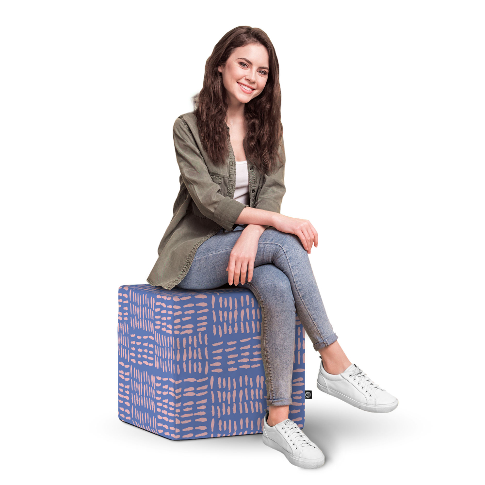 Taburet Updeco XL Striped - Confort și Design Modern