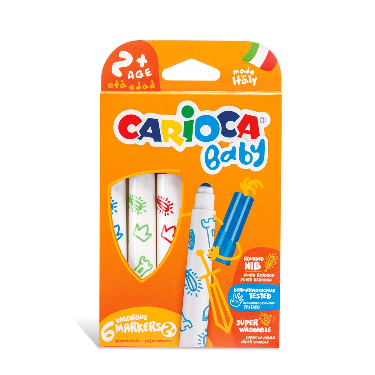 Set 6 Carioci Baby Valorous | Lavabile & Sigure