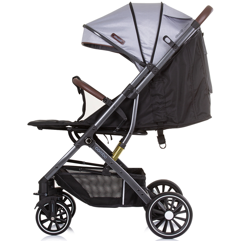Carucior Chipolino Combo Silver Grey, 0-22kg - imagine 4