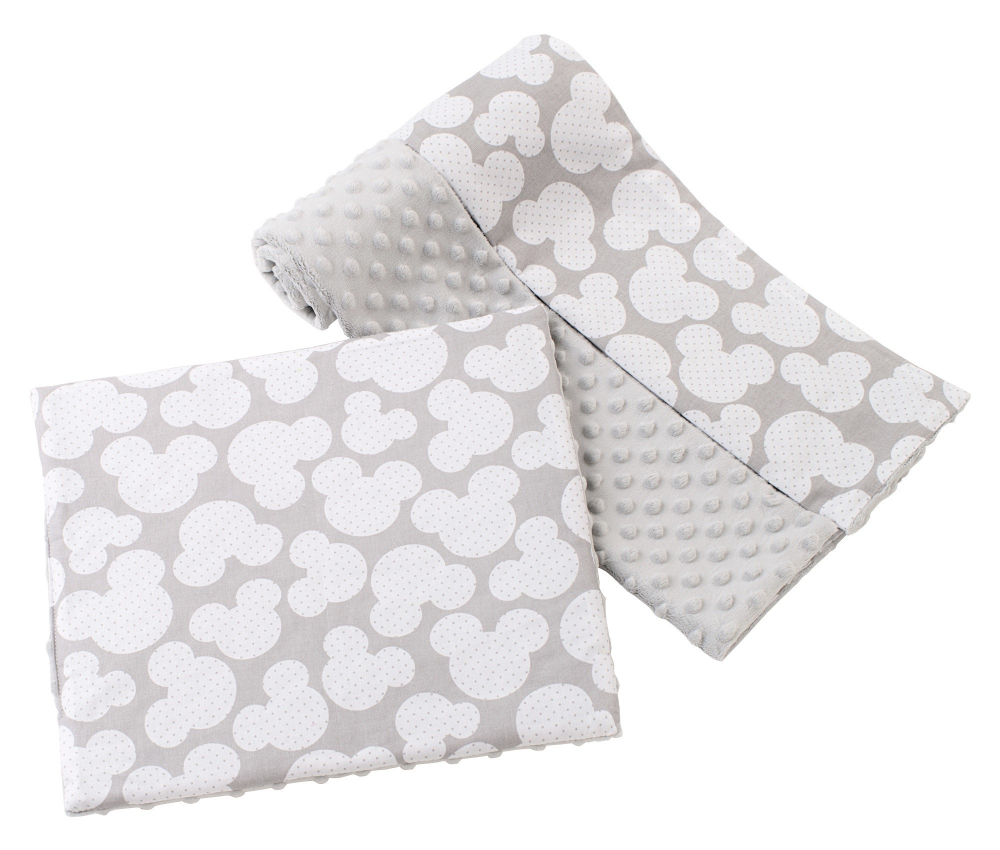 Set Minky Paturică și Pernă Miki Grey | Medi partners