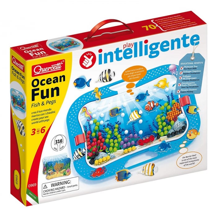 Quercetti Ocean Fun | Mozaic Creativ pentru Copii