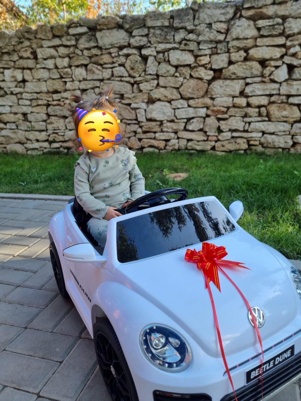 Volkswagen Beetle Dune 12V Alb - Masinuta Electrica
