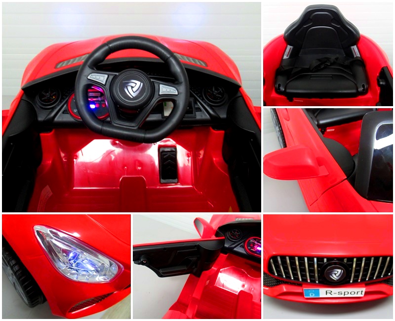 Masinuta Electrica Cabrio B3 Rosu - Autokids - imagine 3