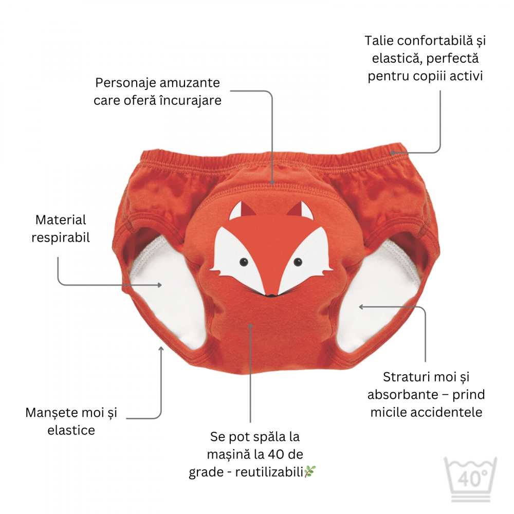 My Little Training Pants 3-4 ani Vulpe | My Carry Potty - imagine 4