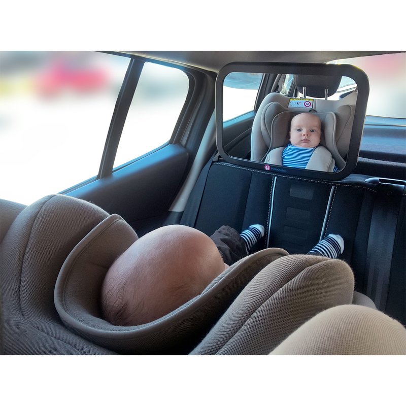 Oglinda Auto Petite&Mars | Monitorizare Sigură Bebe