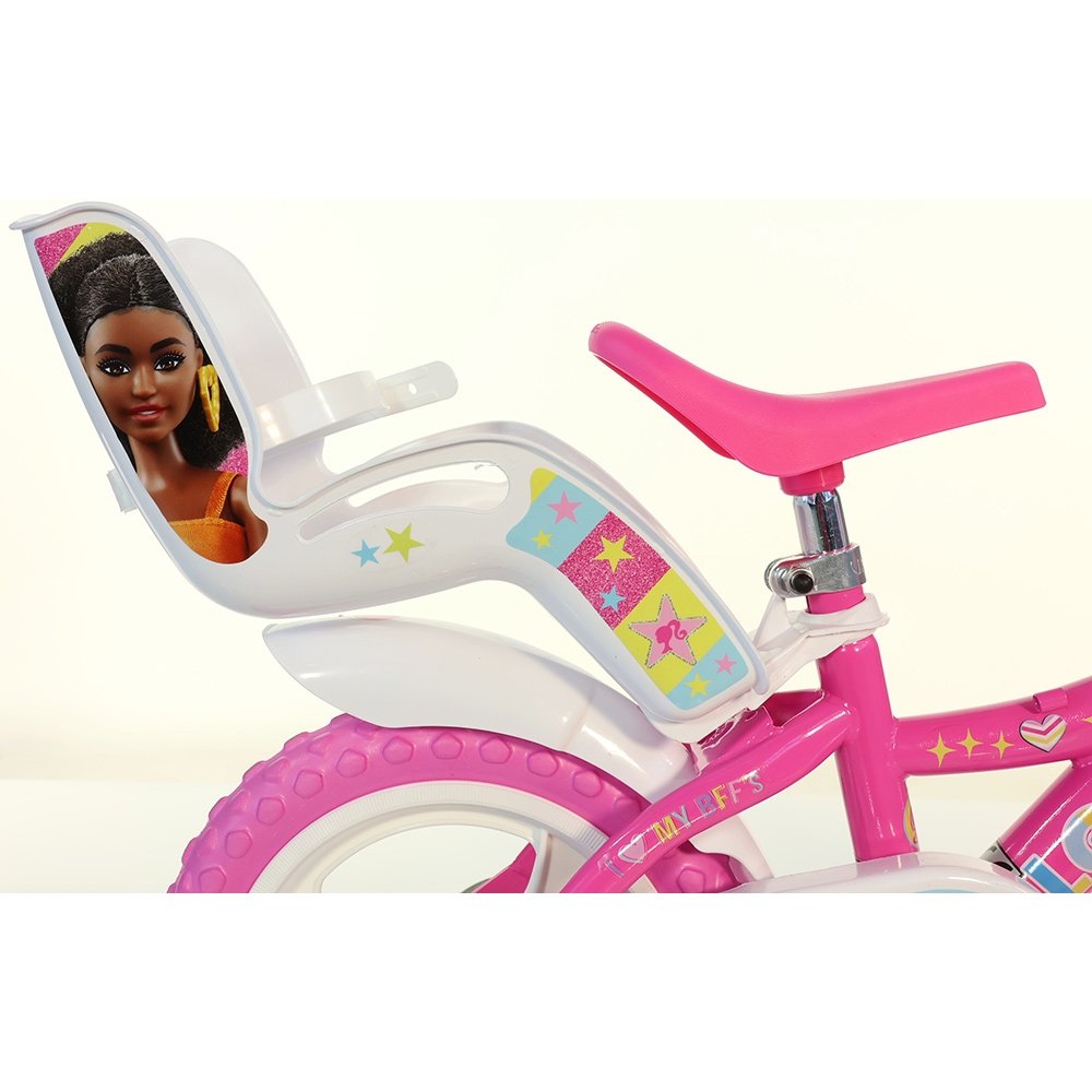 Bicicleta Dino Bikes Barbie 12" cu scaun papusa - imagine 2