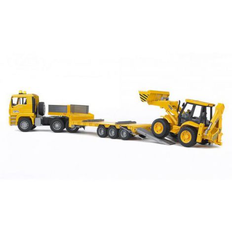 Bruder MAN TGA și Buldoexcavator JCB - imagine 3