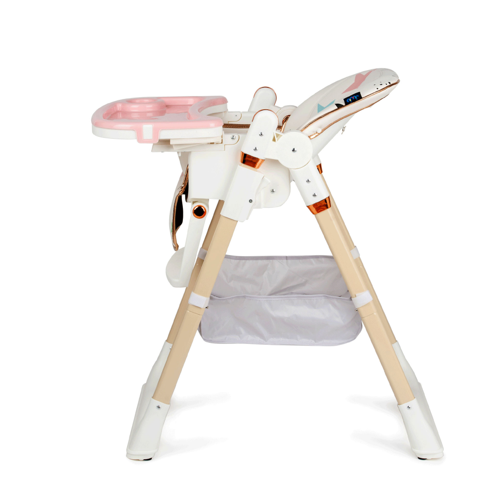 Scaun de masa Juju EatFun Pink Stars | Comoditate - imagine 4