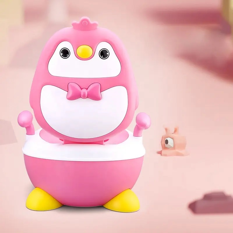 Olita Little Mom Pink Penguin cu design ergonomic - imagine 3