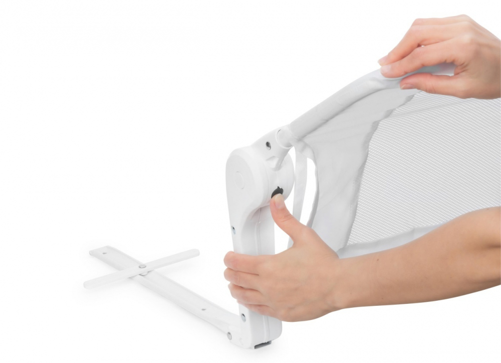 Bariera Protectie BabyJem Alb 120x48,5 cm | Siguranță - imagine 10