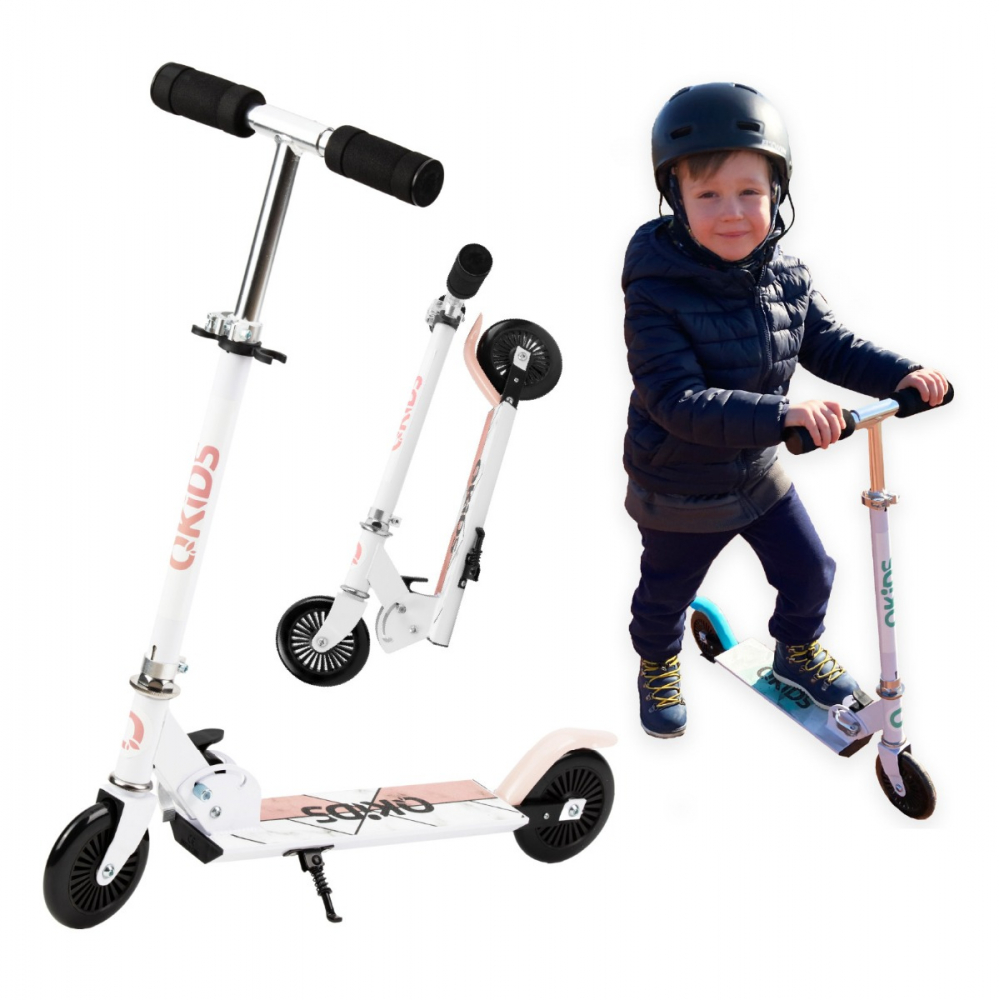Trotineta QKIDS FLO Pink - Siguranta si Calitate - imagine 4