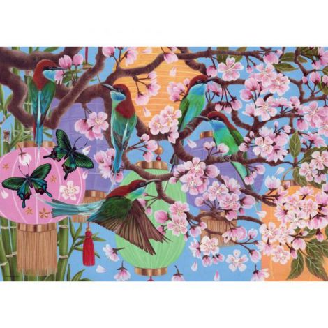 Puzzle Flori de Cires, 1000 Piese Ravensburger - imagine 2
