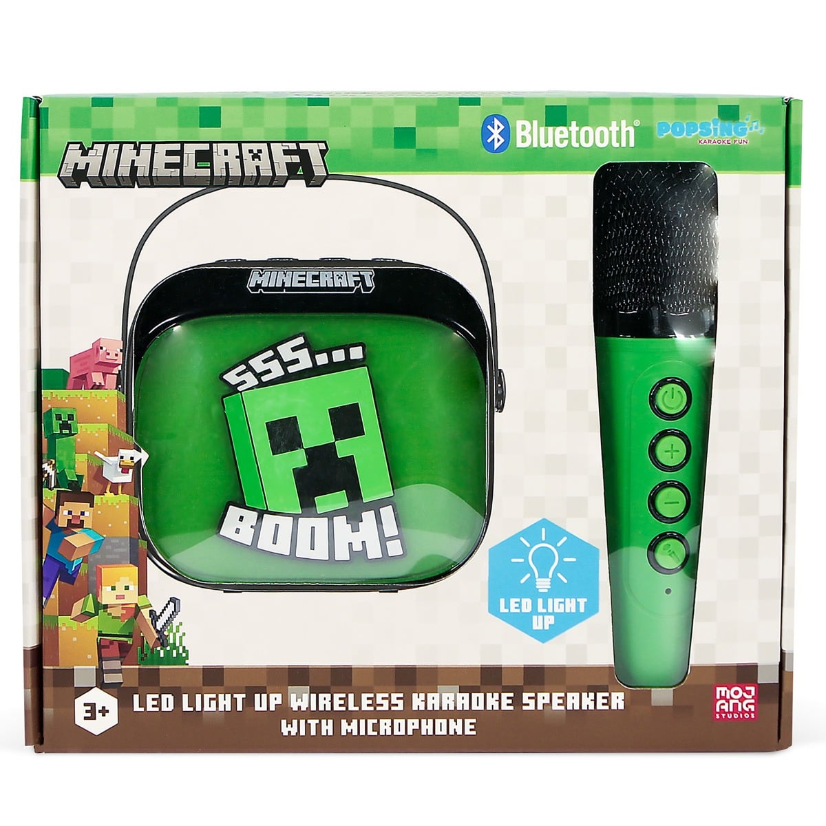 Set Karaoke Minecraft PopSing - Distracție Wireless