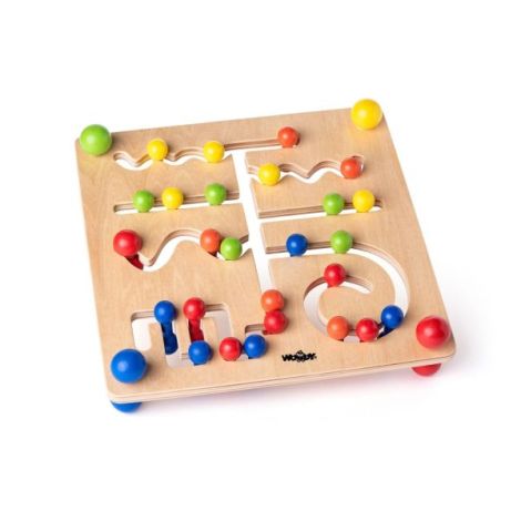 Labirint cu Bile Woodyland - Jucărie Educativă Lemn
