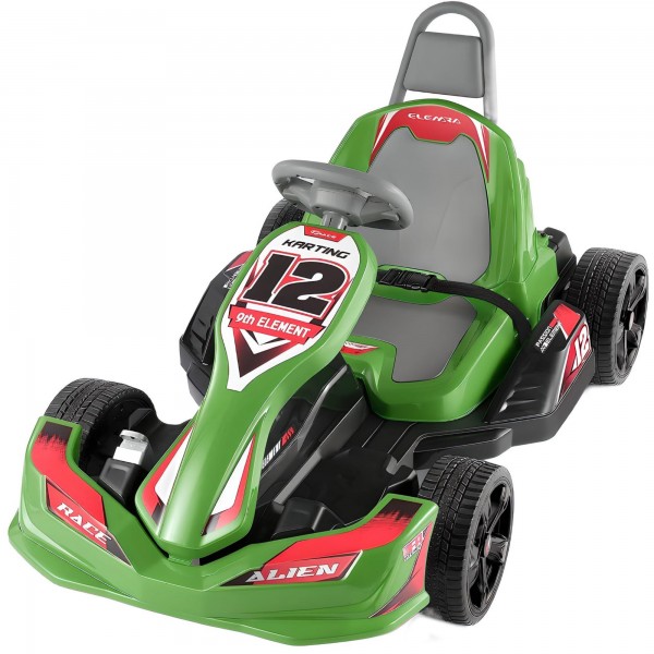 Go Kart Electric Globo 12V, Verde, 2 Viteze