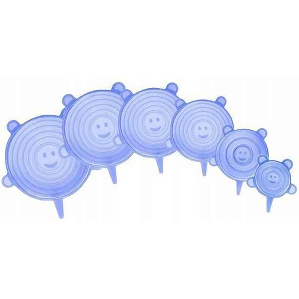 Set 6 Capace Universale Silicon Iso Trade - imagine 5