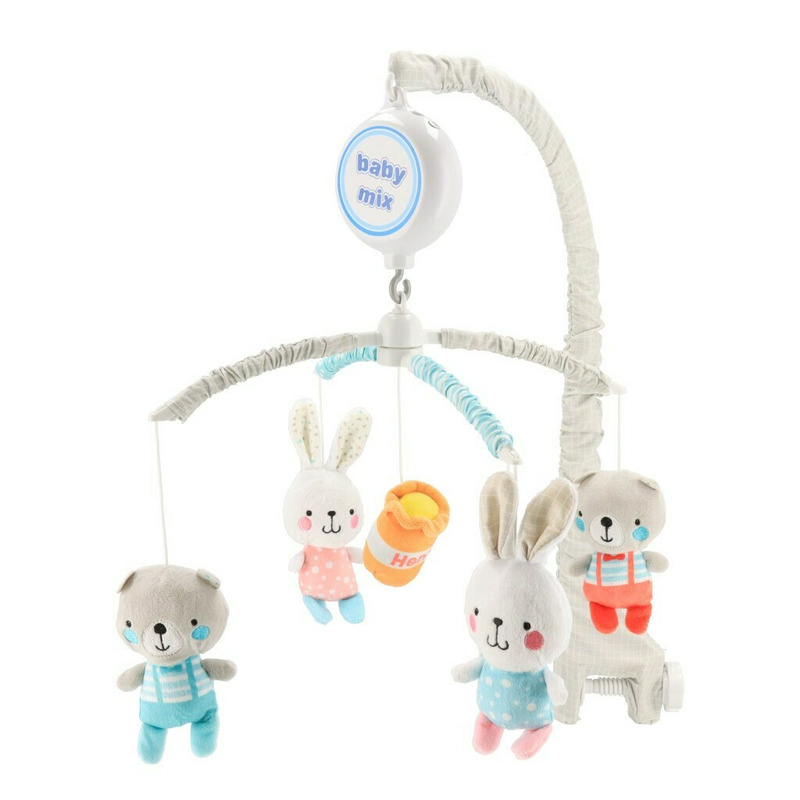 Carusel Muzical BabyMix Bears & Rabbits