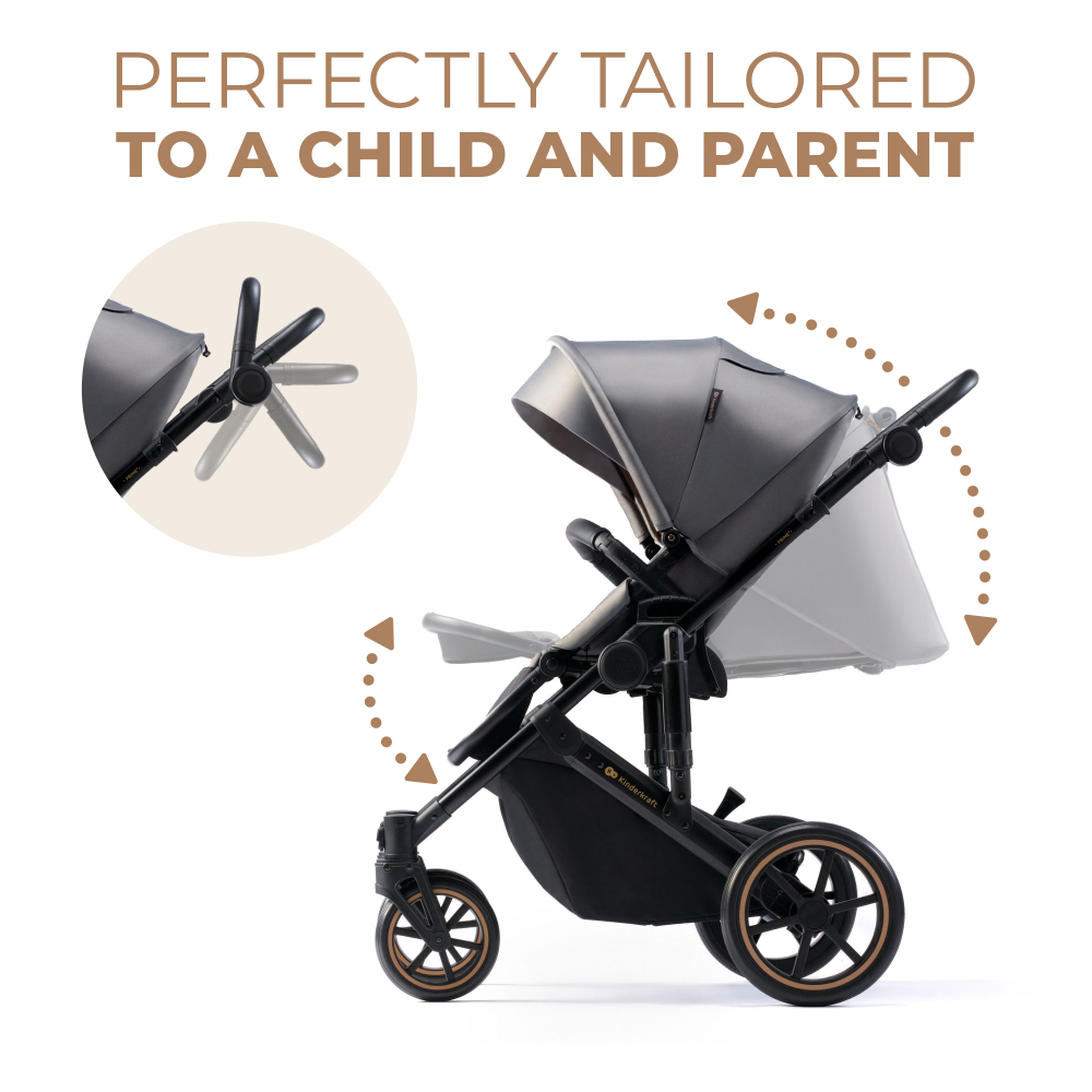 Kinderkraft Prime 2 - Carucior 2 in 1 Premium - imagine 6