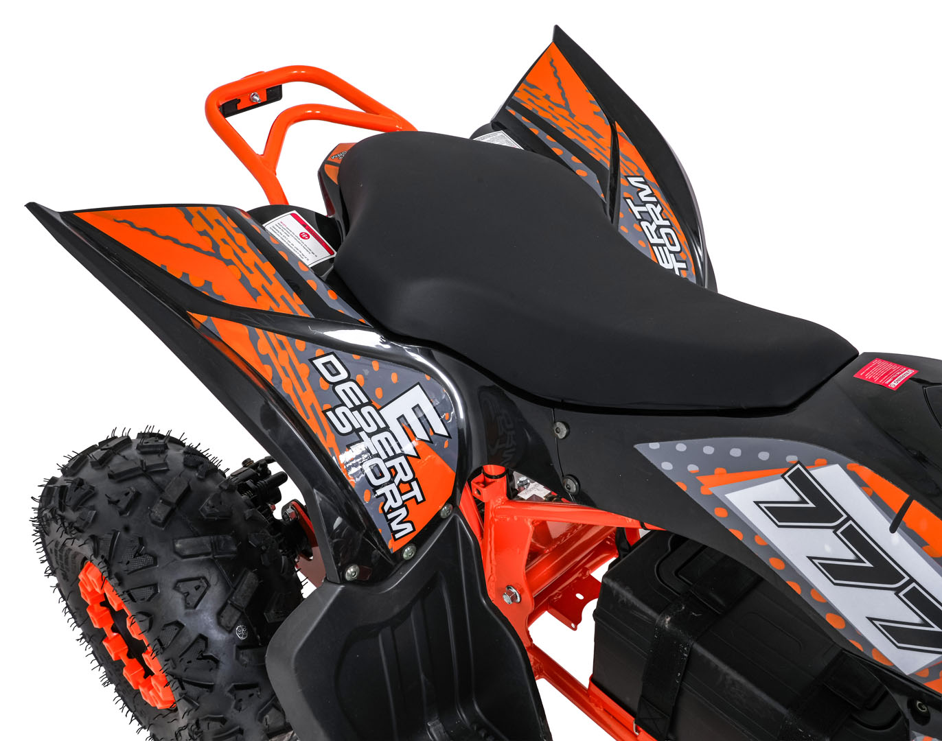 ATV Electric 48V 800W Desert Storm Portocaliu Autokids - imagine 7
