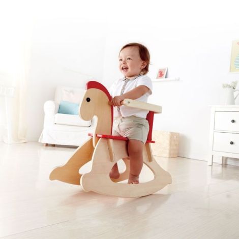 Hape Cal Balansoar Lemn Bebe - Dezvoltare Echilibru - imagine 3