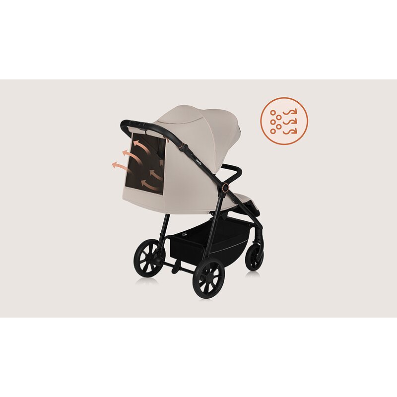 Carucior Lionelo Iva Bej Sport 2-în-1 - imagine 5