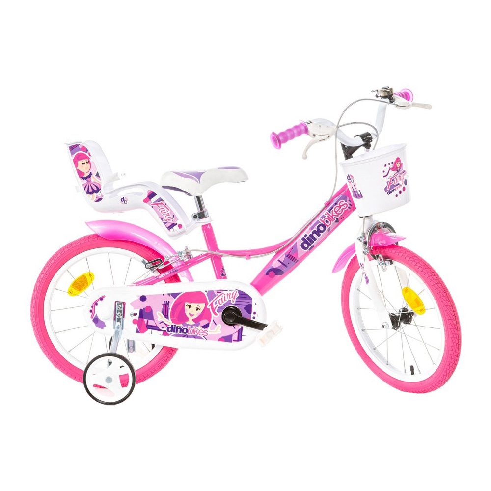 Bicicleta Dino Bikes Fairy 16 inch Roz - imagine 2