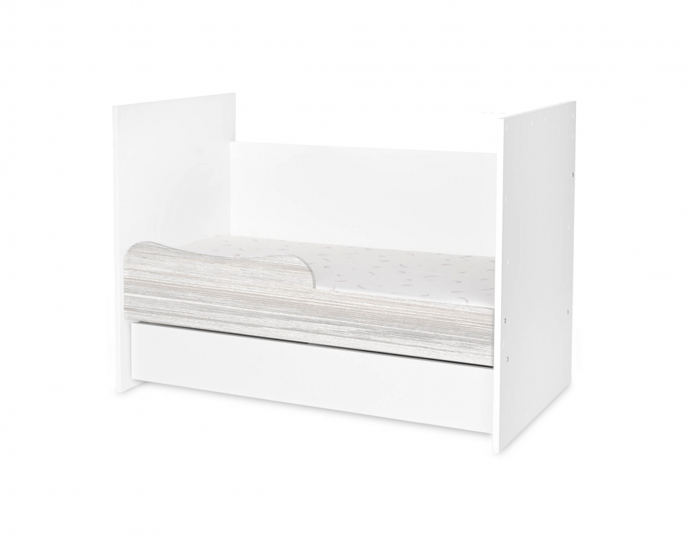 Patut Modular Lorelli Multi White, 5 Configuratii, 190x72 cm - imagine 3