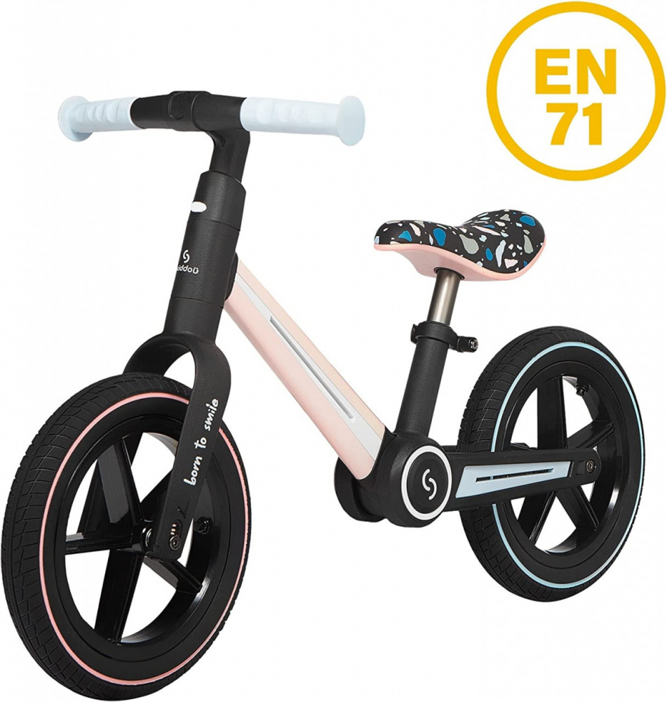 Bicicleta Skiddou Ronny Keep Pink 12 inch Pliabila - imagine 6