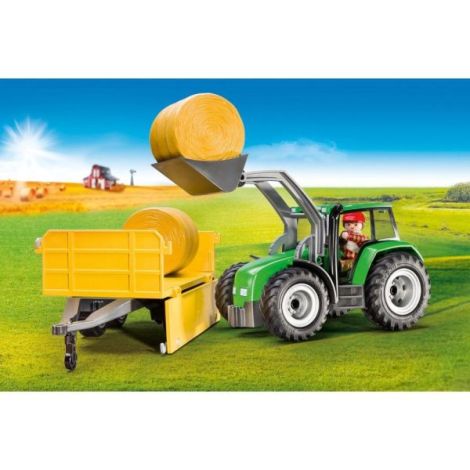 Playmobil Tractor cu Remorcă - Jucărie Fermă - imagine 3