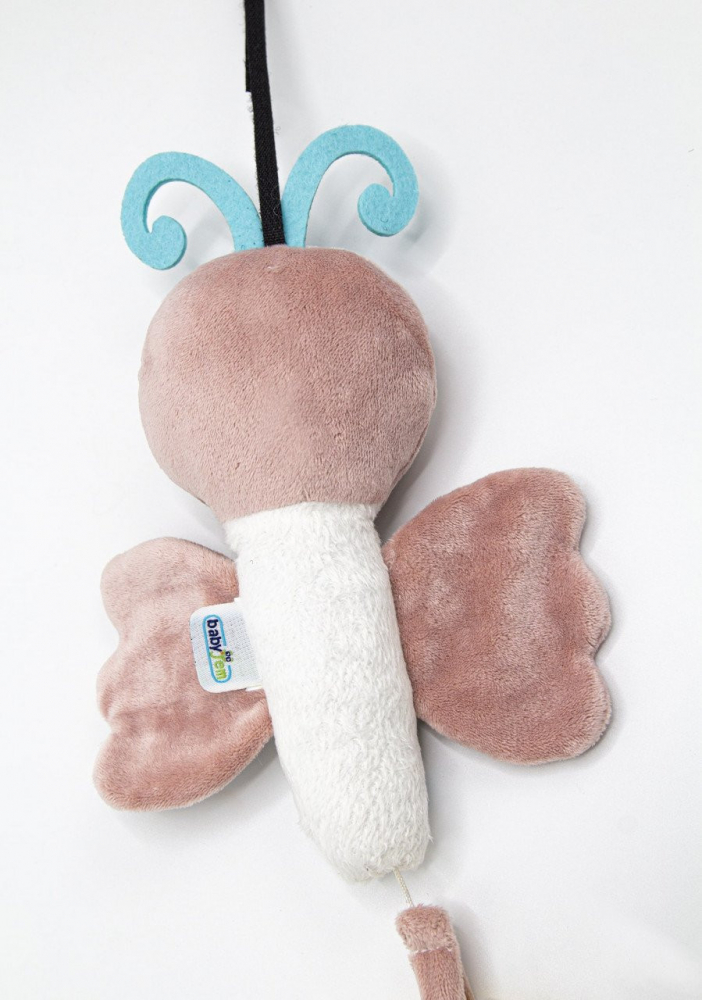 Jucărie Plus Fluture BabyJem cu Vibrații Roz - imagine 4