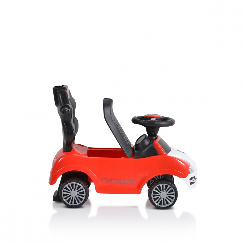 Moni Rider 2in1 Red - Masinuta de impins cu maner - imagine 9