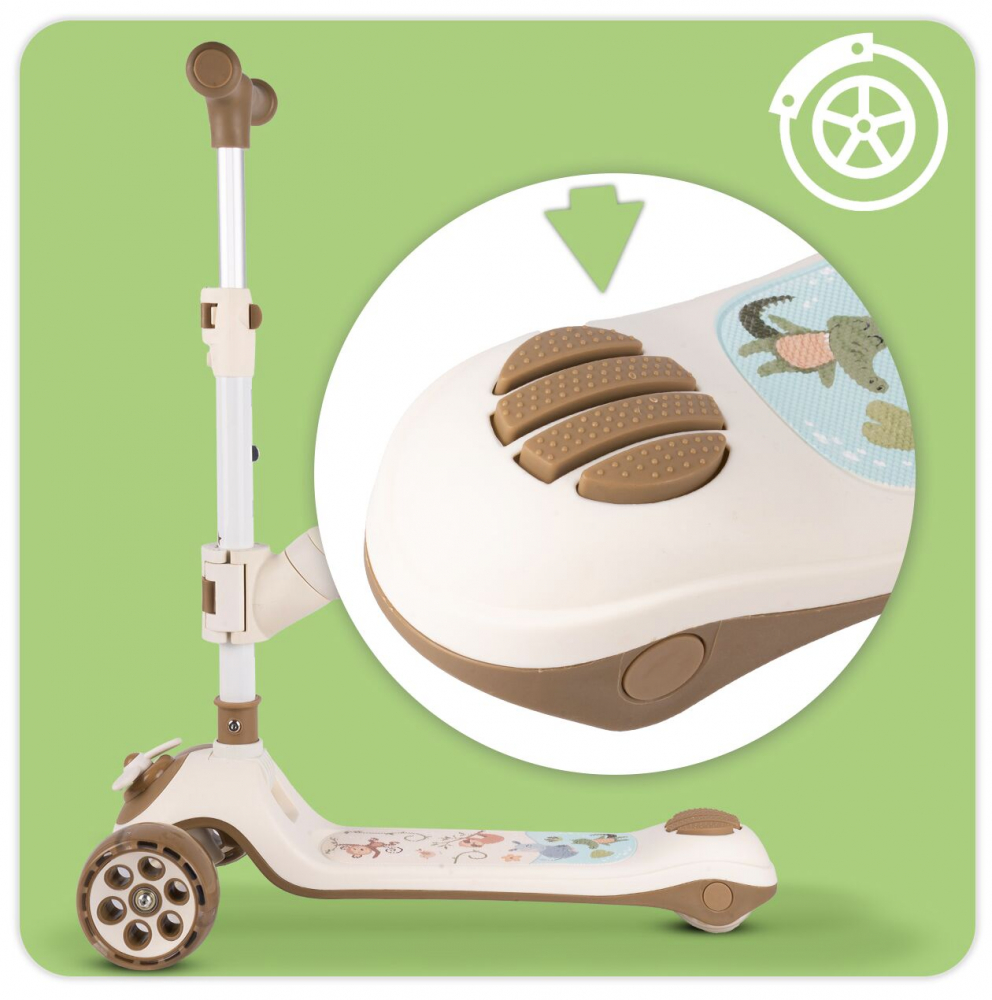 Trotineta Malplay 3-in-1 cu Scaun si LED - imagine 3