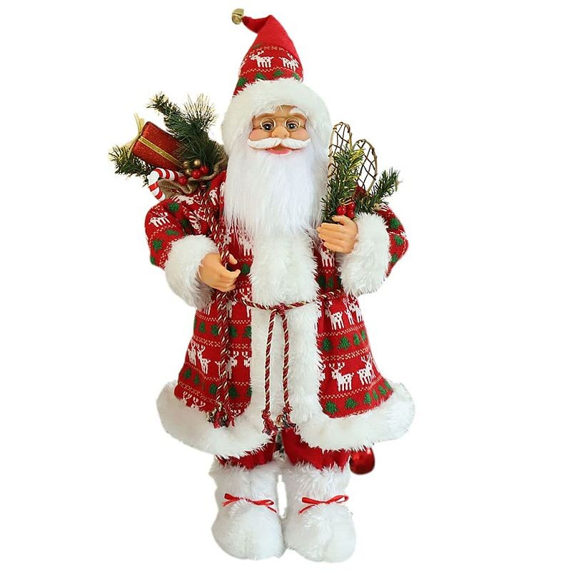 Mos Craciun Procart 45cm Figurina Reni - imagine 11
