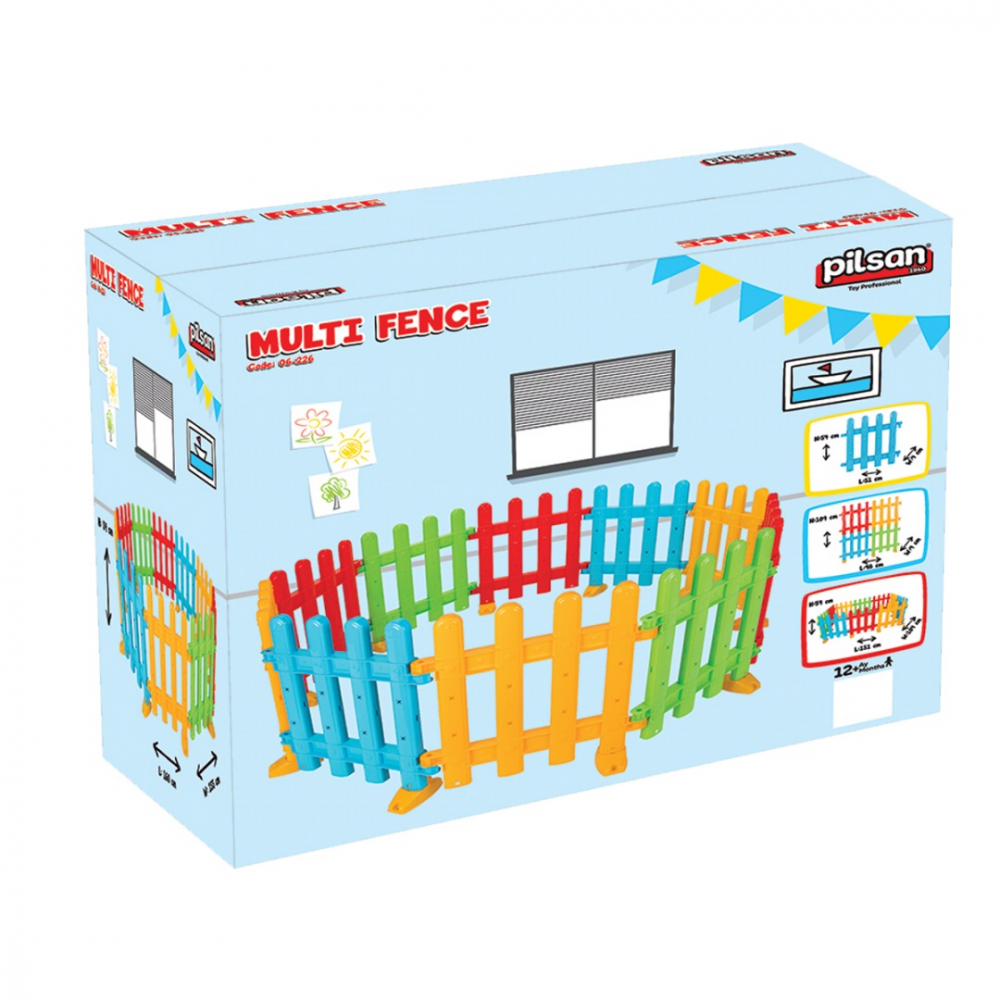 Gardulet Pilsan Multi Fence, 10 elemente, Multicolor - imagine 4