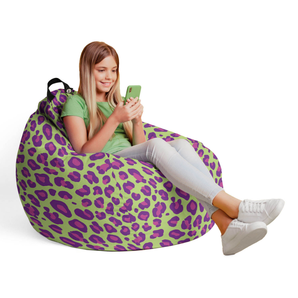 Fotoliu Puf Bean Bag Updeco Leopard, Copii - imagine 4