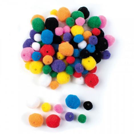Playbox 200 Margele Pompom 20-30mm Multicolor