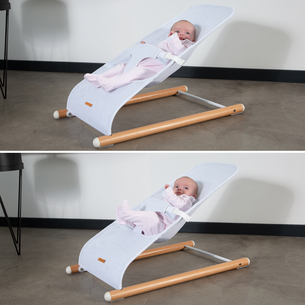 Balansoar Childhome Evolux Natural/Alb, Ergonomic