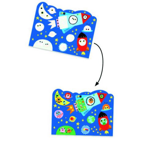Set Djeco Pictură cu Apa Zbor | Reutilizabil - imagine 2