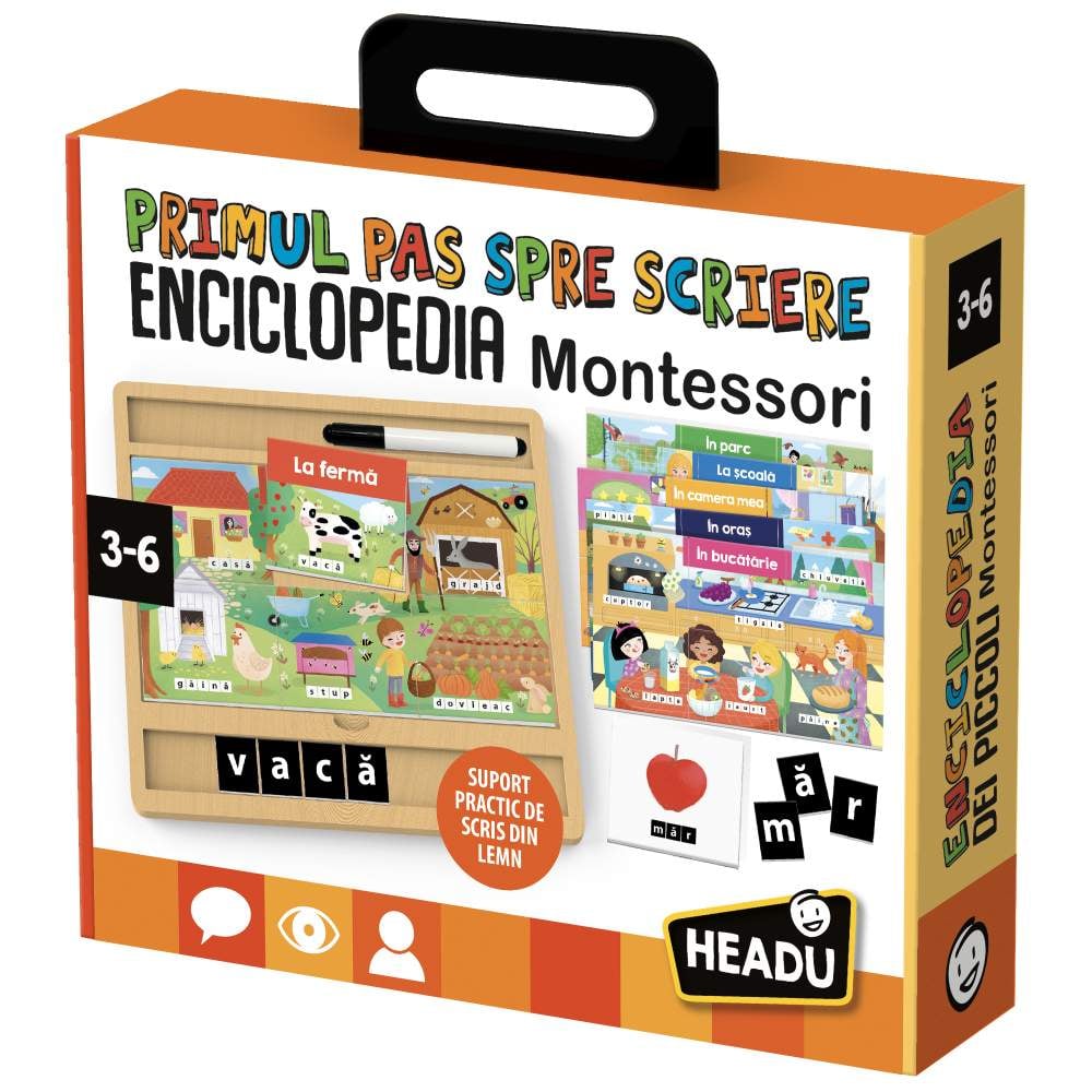Enciclopedia Montessori Headu - Primul Pas Spre Scriere