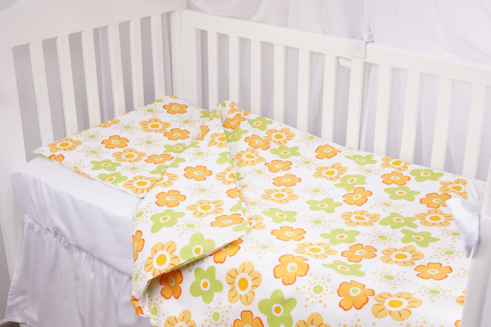 Lenjerie Confort Family Floricele 3 piese 120x60 - imagine 2