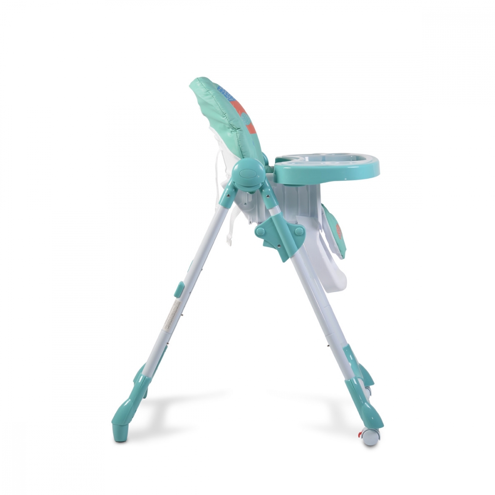 Scaun de masa Moni Kimchi Turquoise, Antiderapant - imagine 3