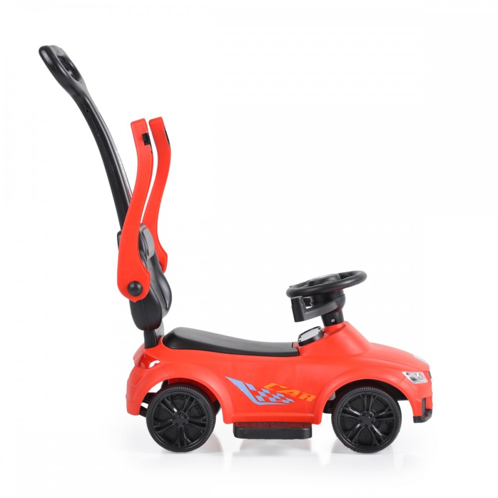 Moni Victory 2in1 Roșu: Mașinuță cu mâner parental - imagine 2