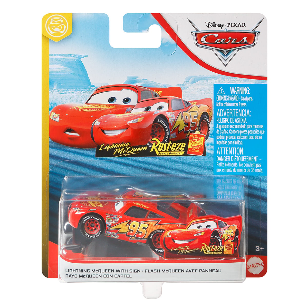 Masinuta Metal Disney Cars Fulger McQueen 1:55