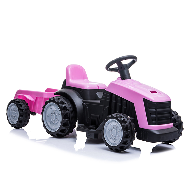 Tractor Electric Pink Nichiduta cu Remorcă