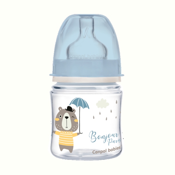 Biberon Anticolici Canpol babies 120ml Albastru