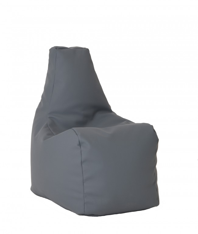 Fotoliu Pufrelax Dark Grey pentru Copii 2-8 Ani - imagine 6