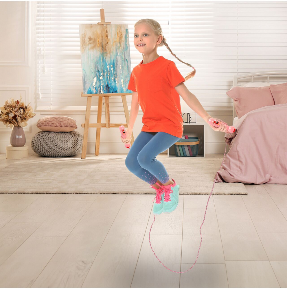 Coarda de sărit Pink Malplay 2.6 m, Jucării Exterior - imagine 12