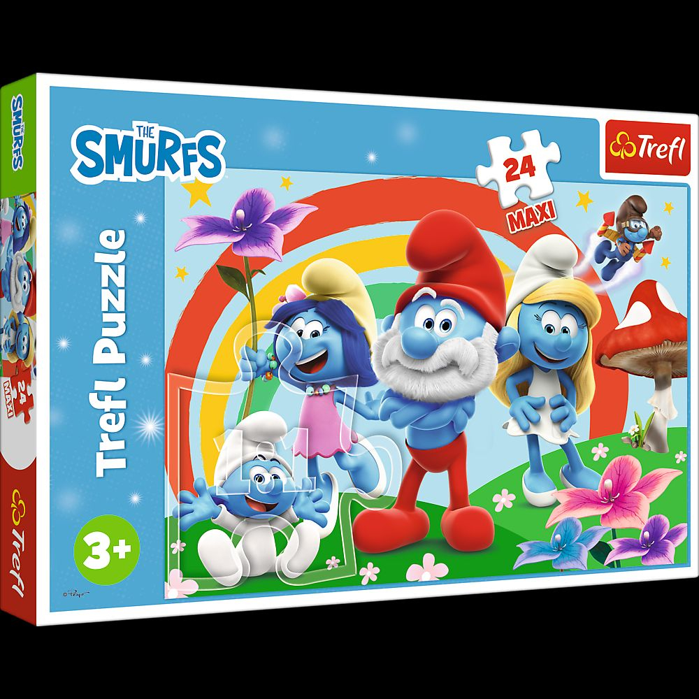 Puzzle Trefl 24 Maxi Strumfii | Educativ
