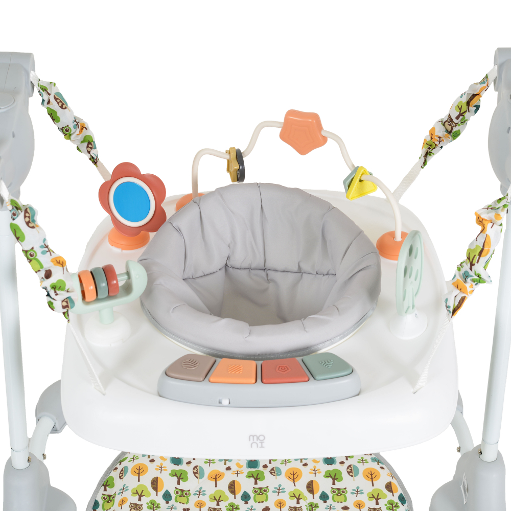 Moni Hop Gri - Jumper copii cu sezut rotativ 360°