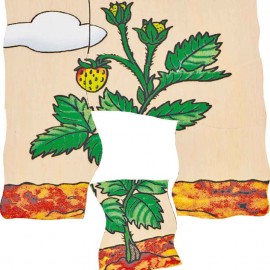 Puzzle Stratificat Capsuna Beleduc - Educativ - imagine 5